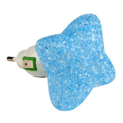 Настенный светодиодный светильник (10334) Uniel DTL-309-Звездочка/Blue/1LED/0,1W