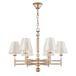 Подвесная люстра Crystal Lux FLAVIO SP6 GOLD