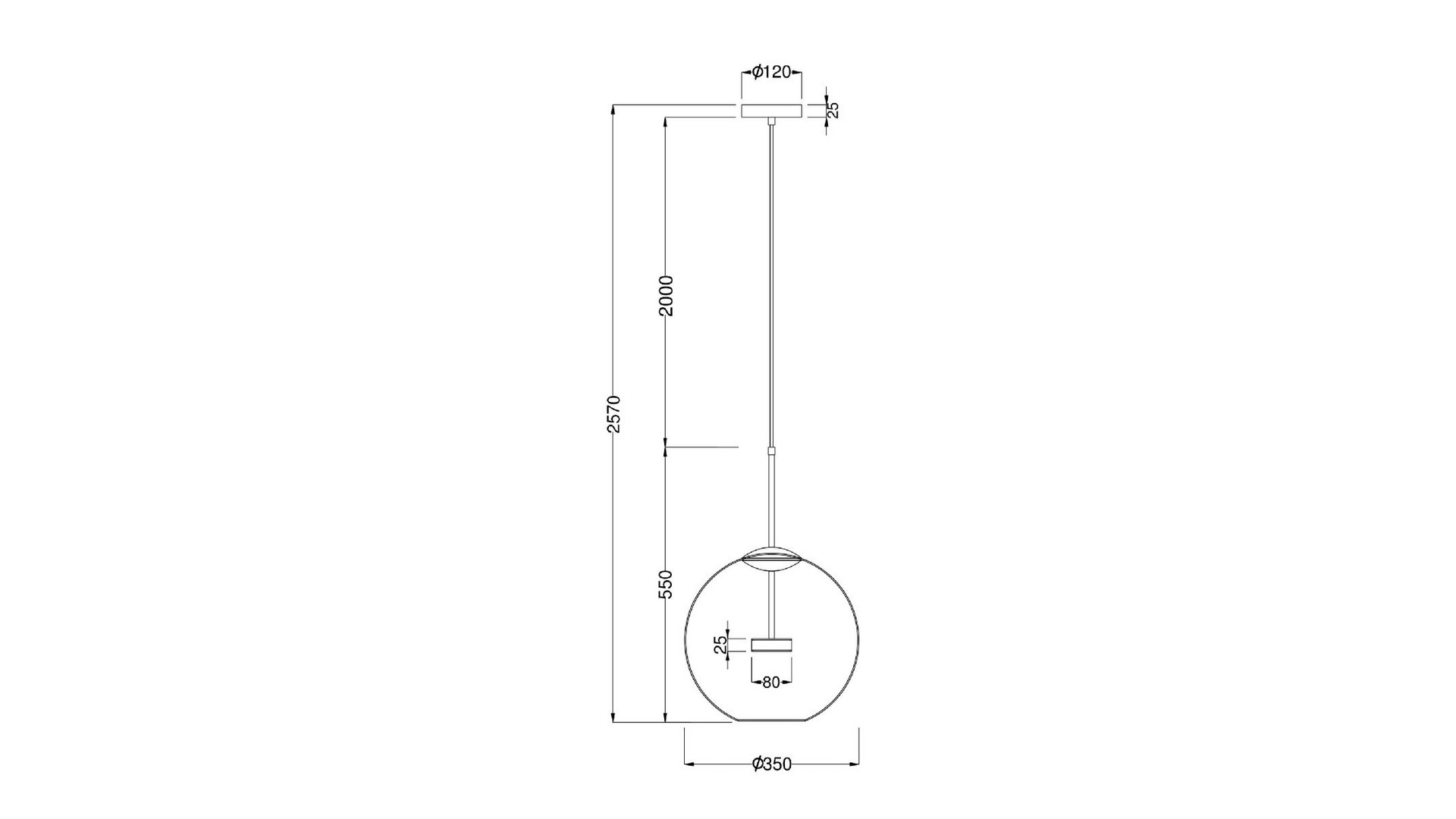 Подвесной светодиодный светильник Maytoni Cometa MOD056PL-L12G3K