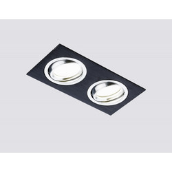 Встраиваемый светильник Ambrella Light Standard Spot A601/2 BK