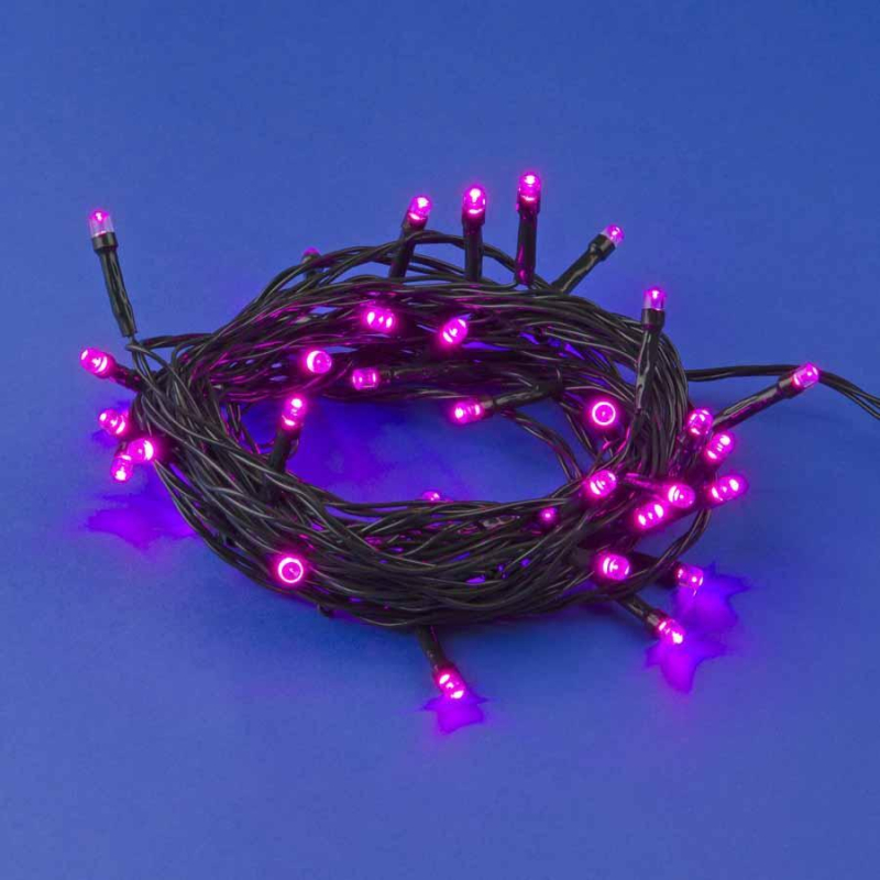 Светодиодная гирлянда Uniel (UL-00007306) розовый ULD-S0500-050/DGA Pink IP20