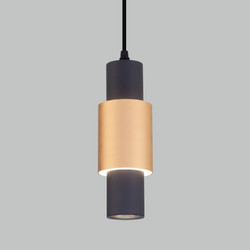 Подвесной светильник Eurosvet Bento 50204/1 LED черный/матовое золото