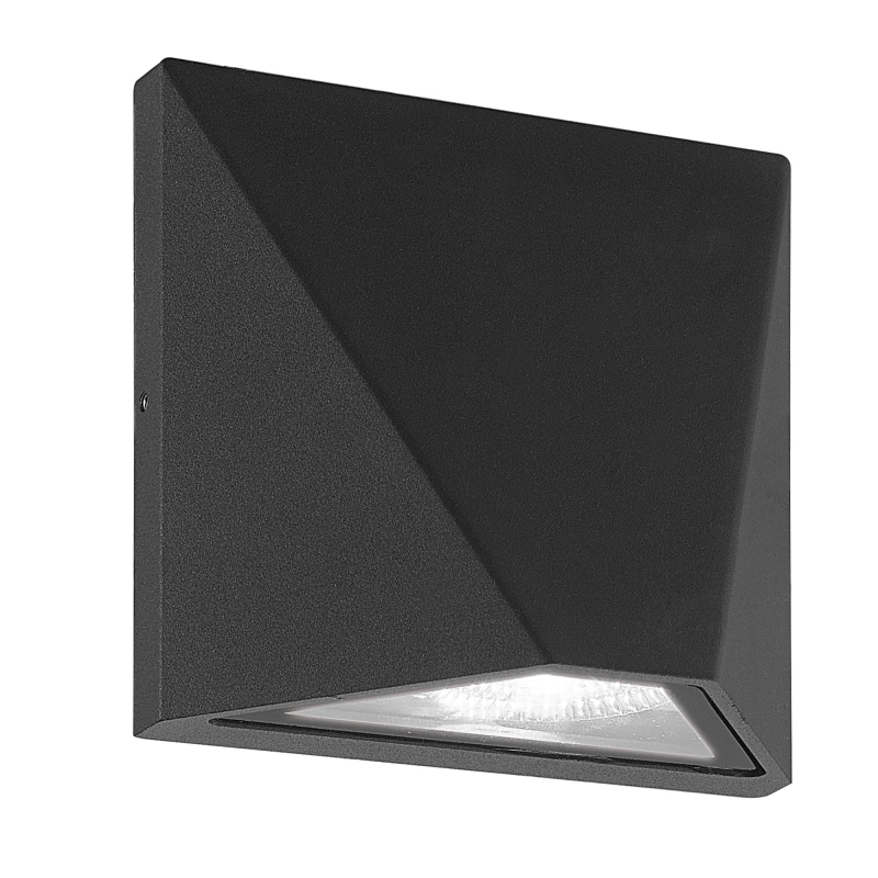 Уличный настенный светильник Uniel ULU-S50A-8W/4000K IP65 BLACK