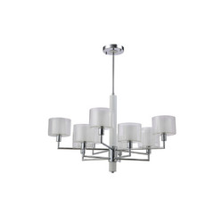 Люстра на штанге Crystal Lux MAESTRO SP-PL5+5 CHROME