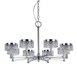 Подвесная люстра Delight Collection MD21020075 MD21020075-8A chrome