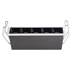 Встраиваемый светильник Delight Collection DA4005NS black/white