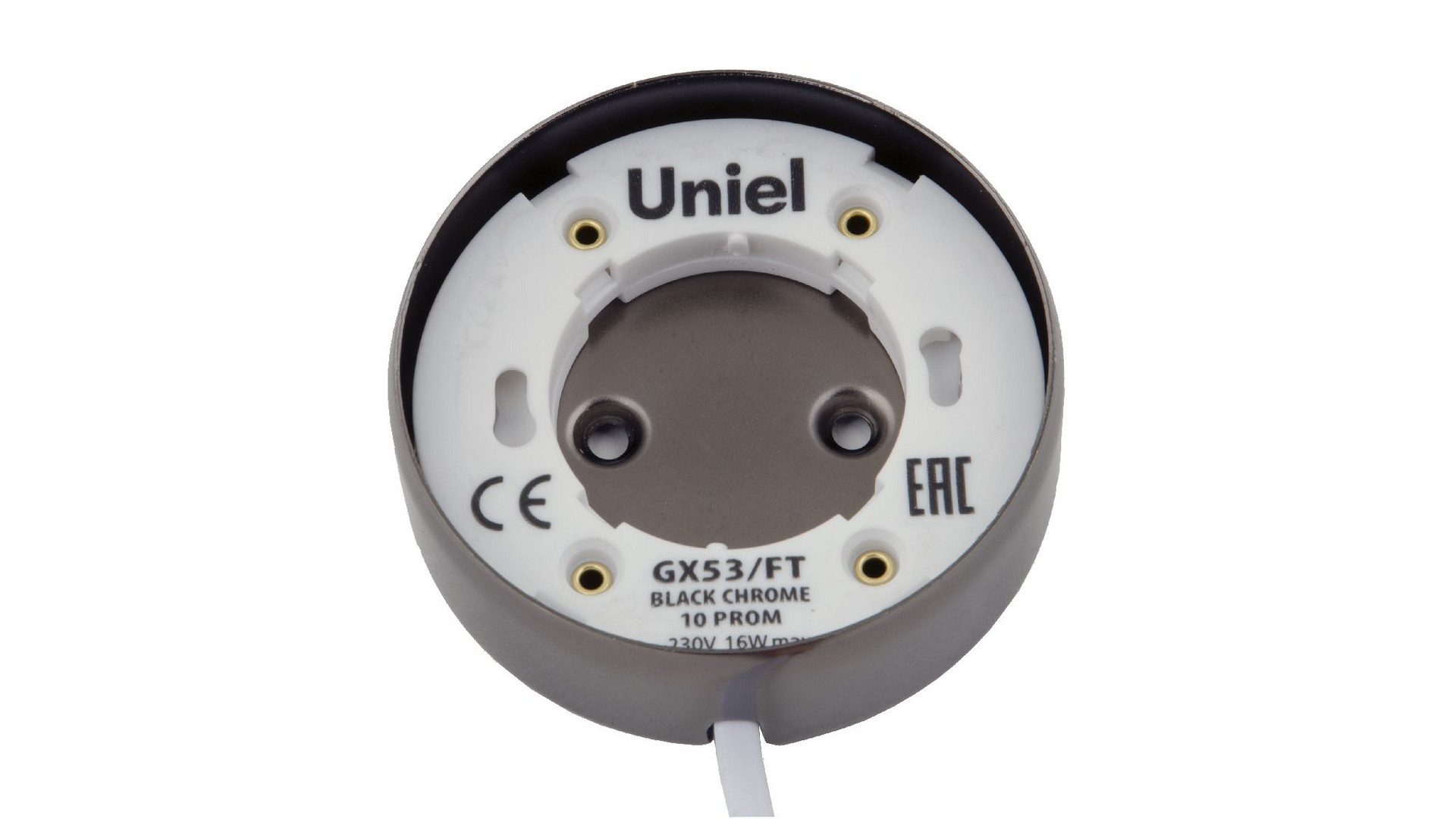 Накладной светильник Uniel GX53/FT BLACK CHROME 10 PROM UL-00003735