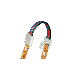 Коннектор для светодиодных лент Uniel UCX-SS4/B20-RGB WHITE 020 POLYBAG 06613