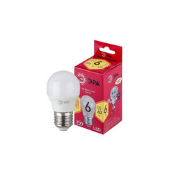 Лампа светодиодная Эра E27 6W 2700K LED P45-6W-827-E27 R Б0049643
