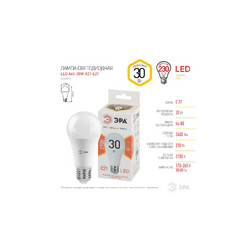 Лампа светодиодная Эра E27 30W 2700K LED A65-30W-827-E27 Б0048015