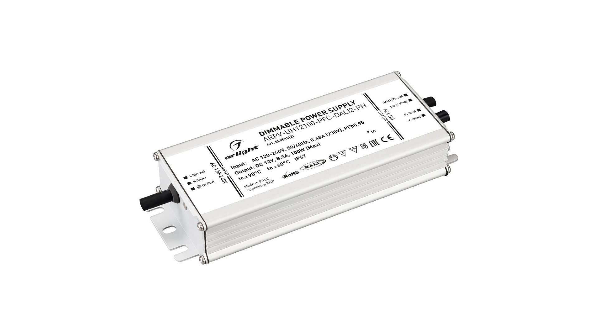 Блок питания для светодиодной ленты Arlight ARPV-UH12100-PFC-DALI2-PH 029513(2)