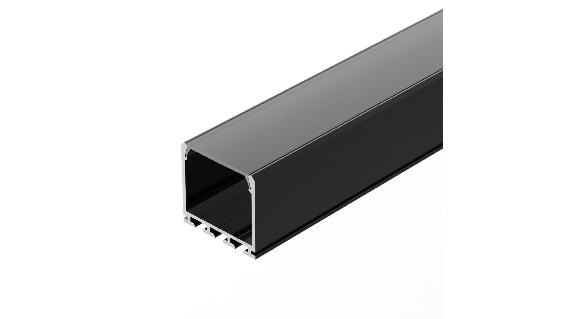 Алюминиевый профиль Arlight PLS-LOCK-H25-3000 ANOD Black 044847