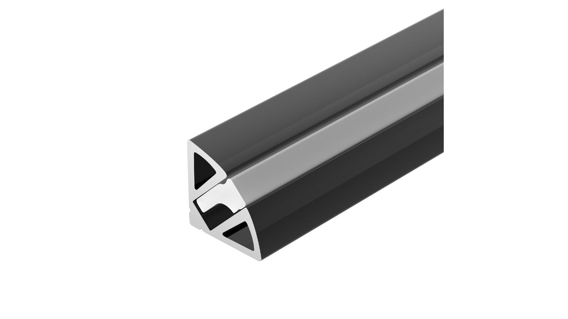 Алюминиевый профиль Arlight SL-KANT-H11-2000 ANOD BLACK 044086