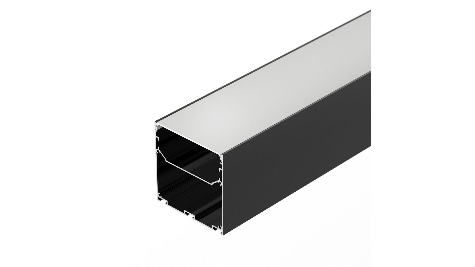 Алюминиевый профиль Arlight LINE-S-7575-2500 BLACK 041856