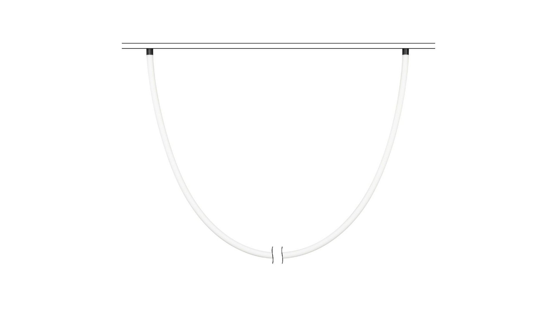Трековый магнитный светильник Arlight MAG-ORIENT-TUBE-ELASTIC-R25-L5000-70W Day4000 (BK, 360 deg, 48V) 044338