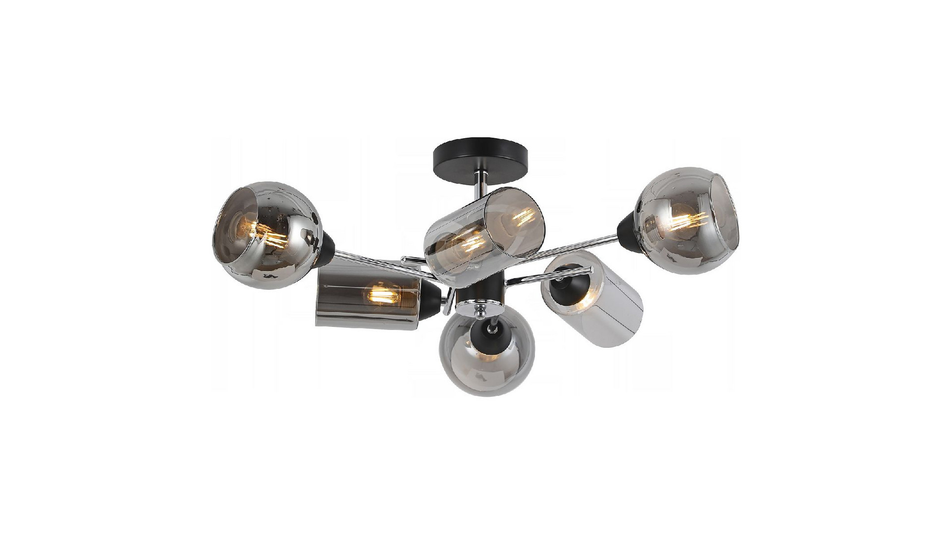 Люстра на штанге Illumico IL8243-6COU-79 BK CR
