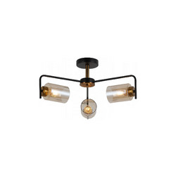 Люстра на штанге Illumico IL8248-3COU-79 BK GD