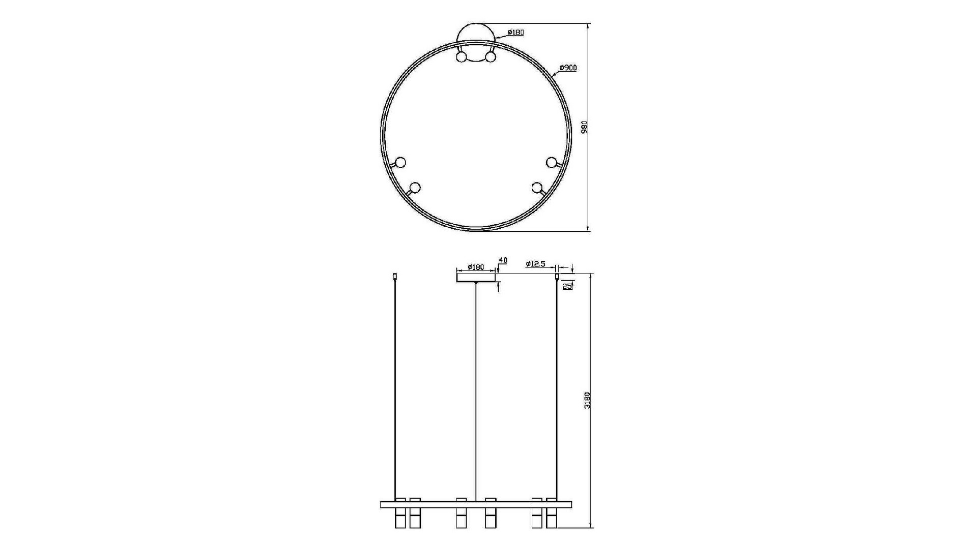 Подвесная люстра Maytoni Satellite MOD102PL-L42WK