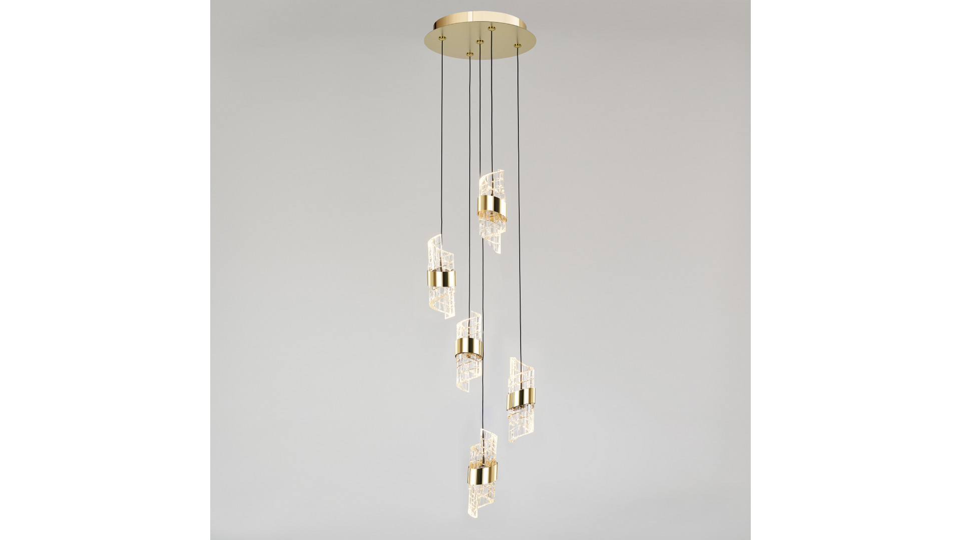 Каскадная люстра DeLight Collection MD23001022-5A gold