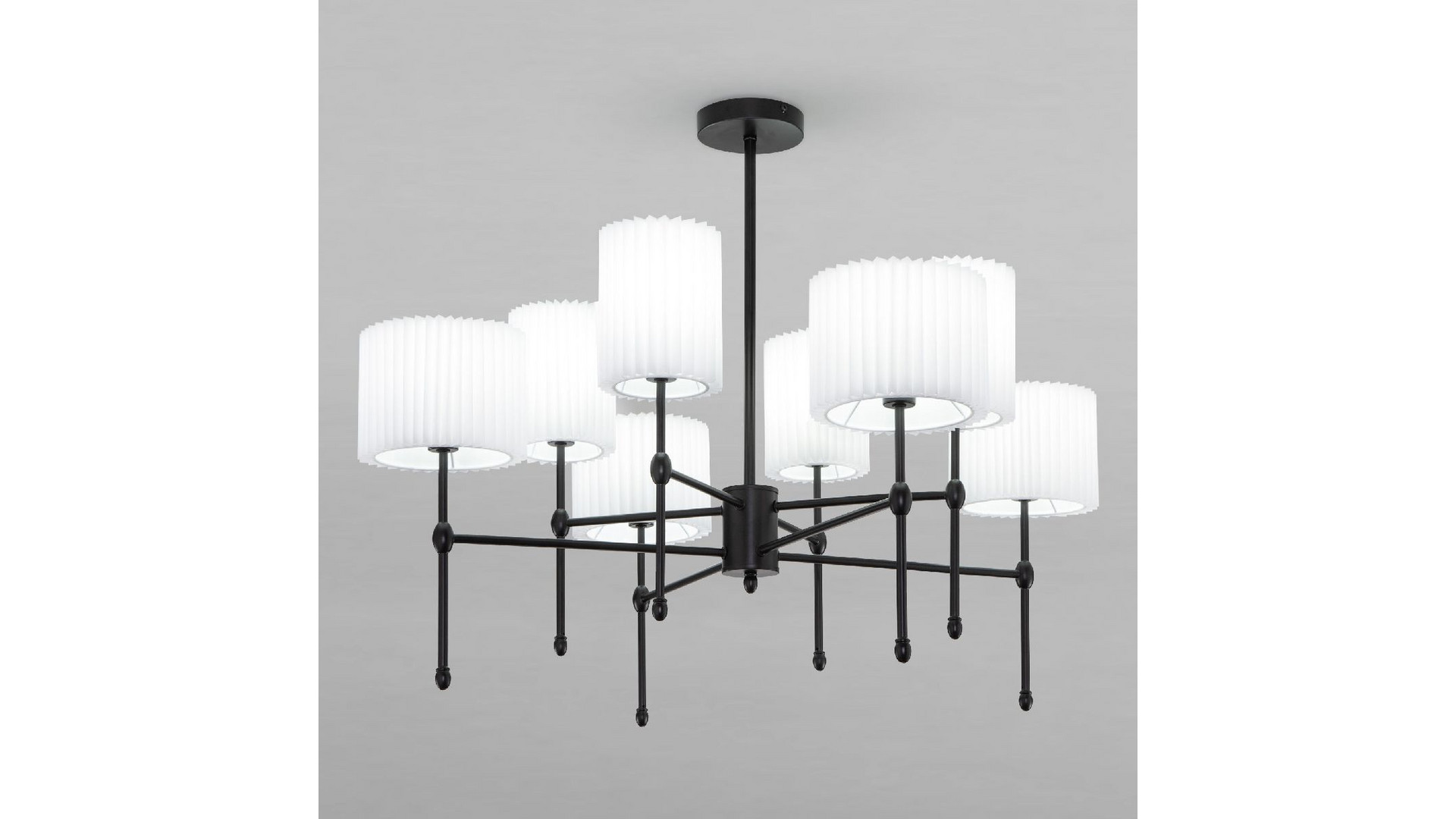 Люстра на штанге Eurosvet Notturno 60162/8 черный Smart a065663