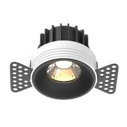 Встраиваемый светильник Maytoni Technical Downlight Round DL058-12W3K-TRS-B