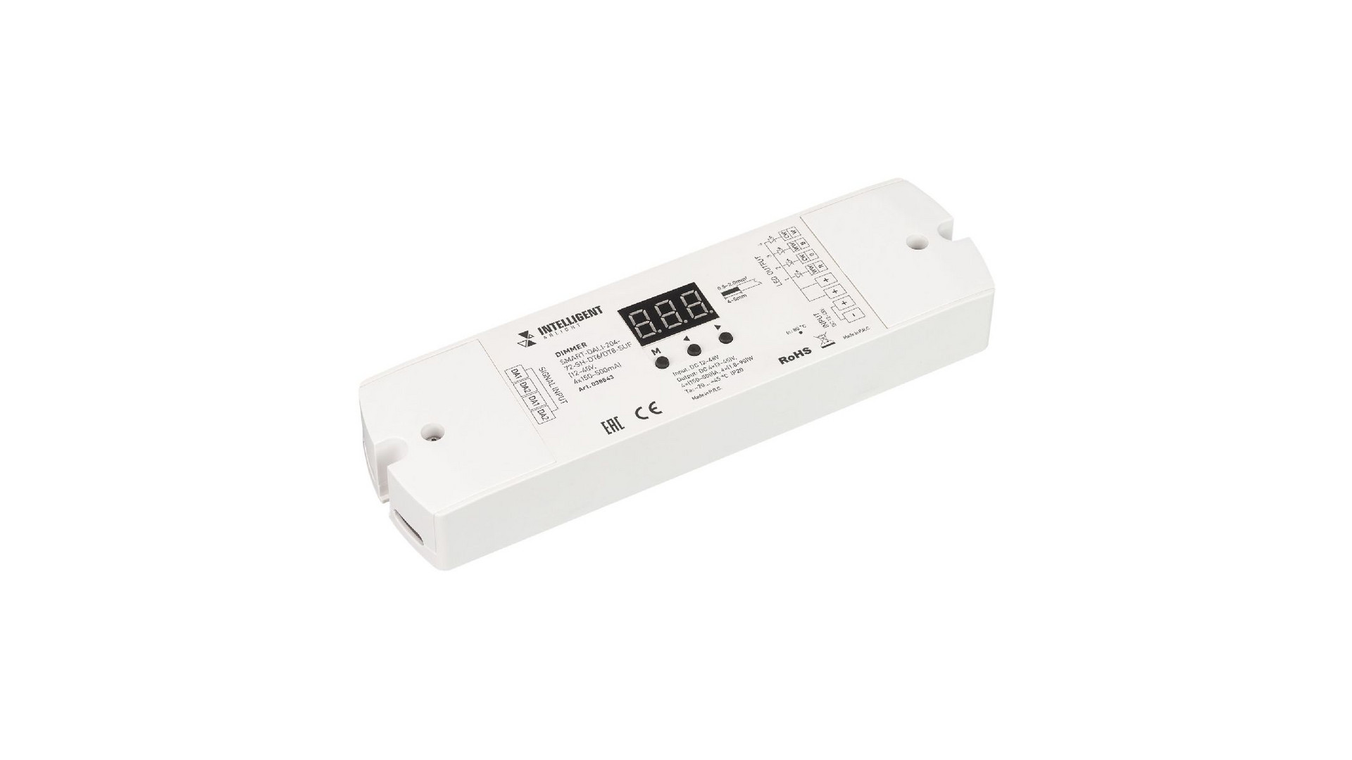 Диммер Arlight SMART-DALI-204-72-SH-DT6/DT8-SUF (12-48V, 4x150-500mA) 038543
