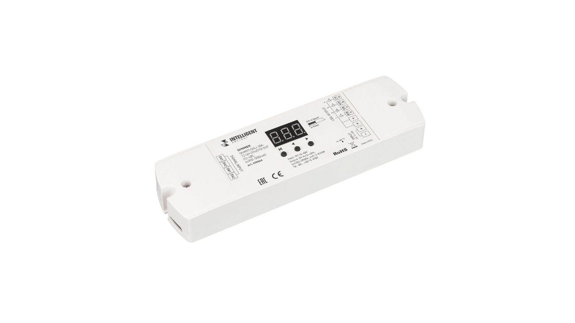 Диммер Arlight SMART-DALI-204-72-SH-DT6/DT8-SUF (12-48V, 4x350-1200mA) 038544