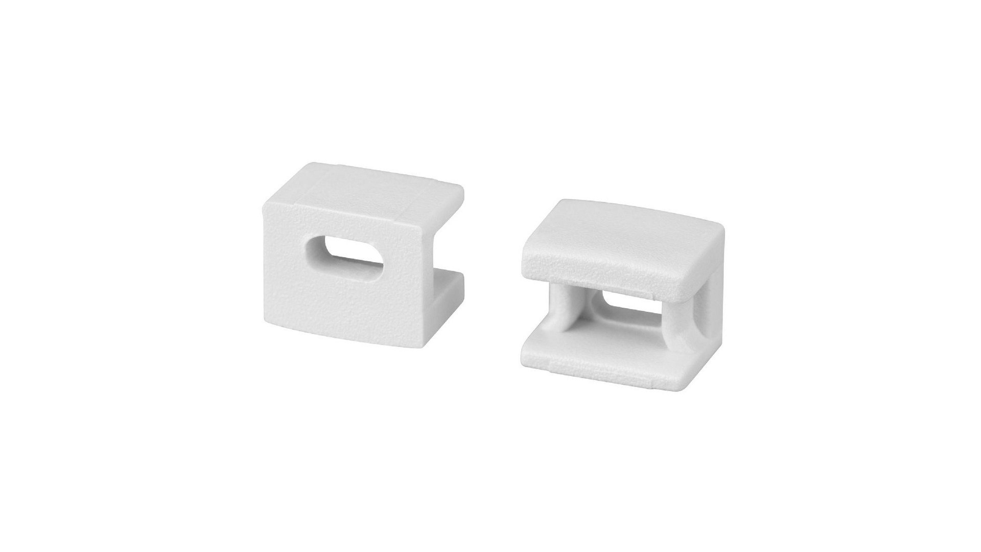 Заглушка Arlight PLINTUS-FANTOM-BENT WHITE с отверстием 043898