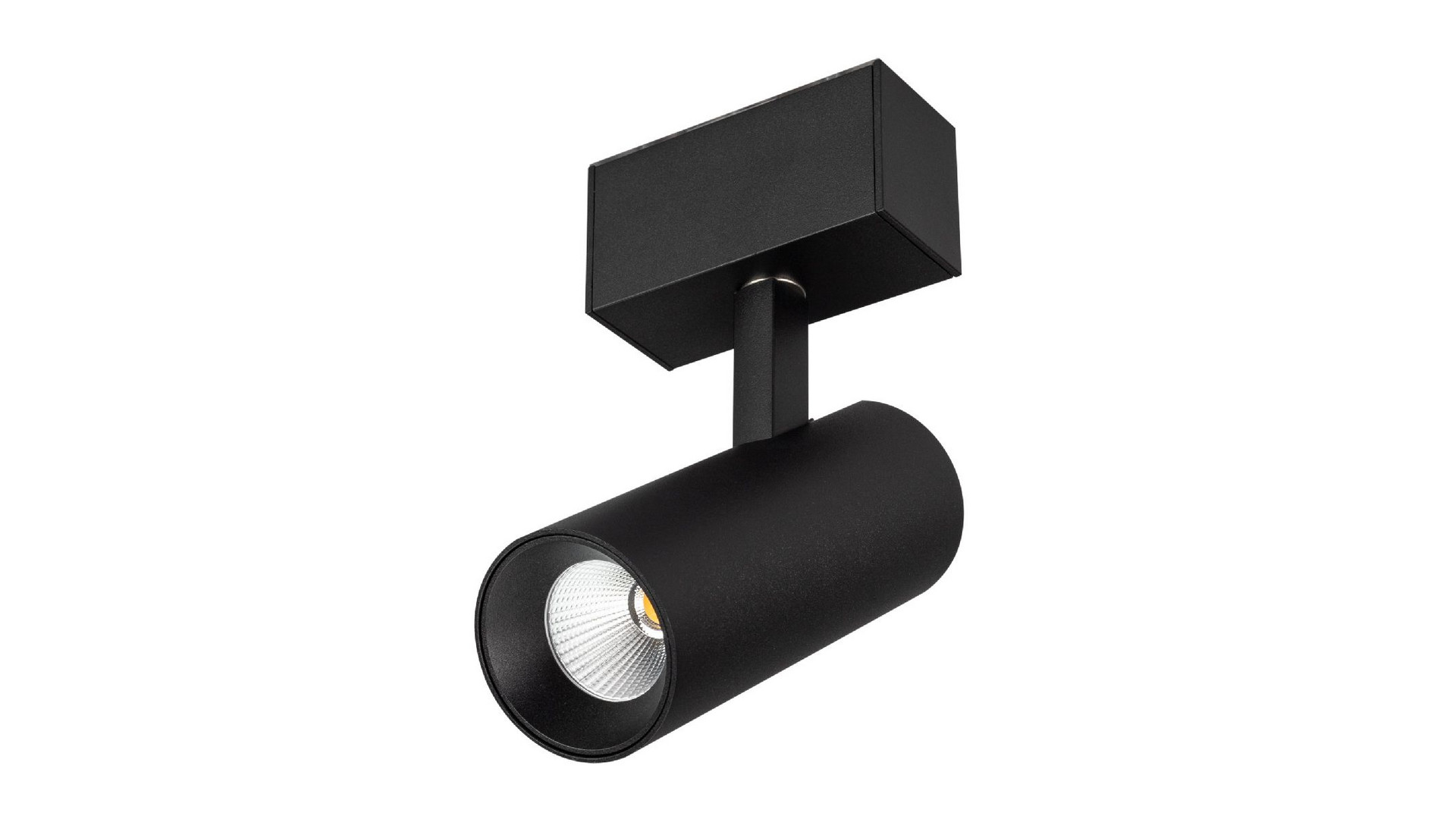 Трековый магнитный светильник Arlight MAG-SPOT-45-R85-12W Warm3000 (BK, 36 deg, 24V, DALI) 046593