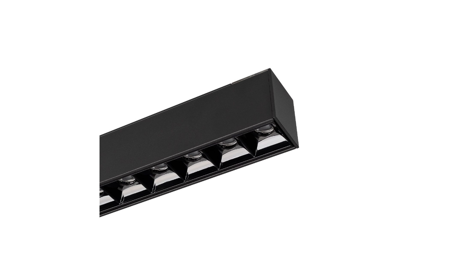 Трековый магнитный светильник Arlight MAG-LASER-45-L480-18W Day4000 (BK, 15 deg, 24V, DALI) 046542
