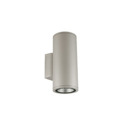 Уличный настенный светильник Uniel ULU-S22D-2x22W/2700K IP65 LIGHT GREY UL-00011086