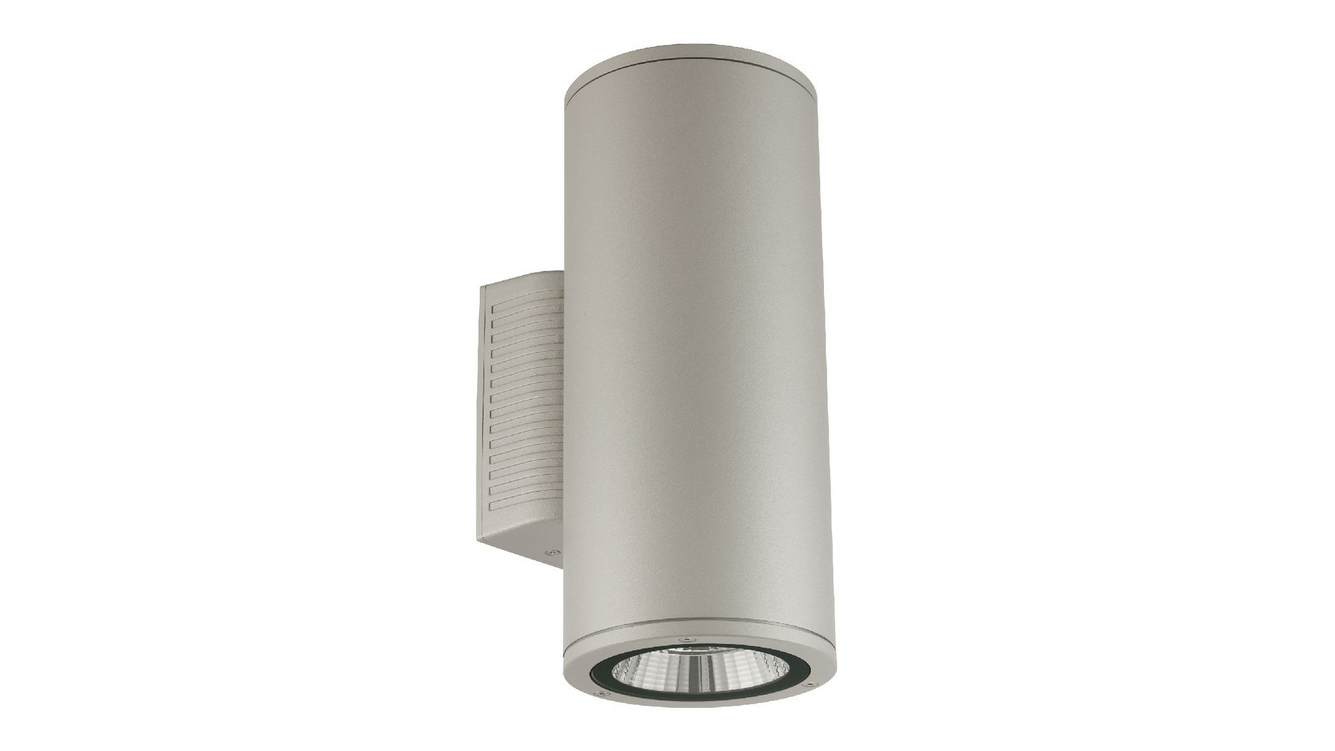 Уличный настенный светильник Uniel ULU-S22D-2x22W/2700K IP65 LIGHT GREY UL-00011086