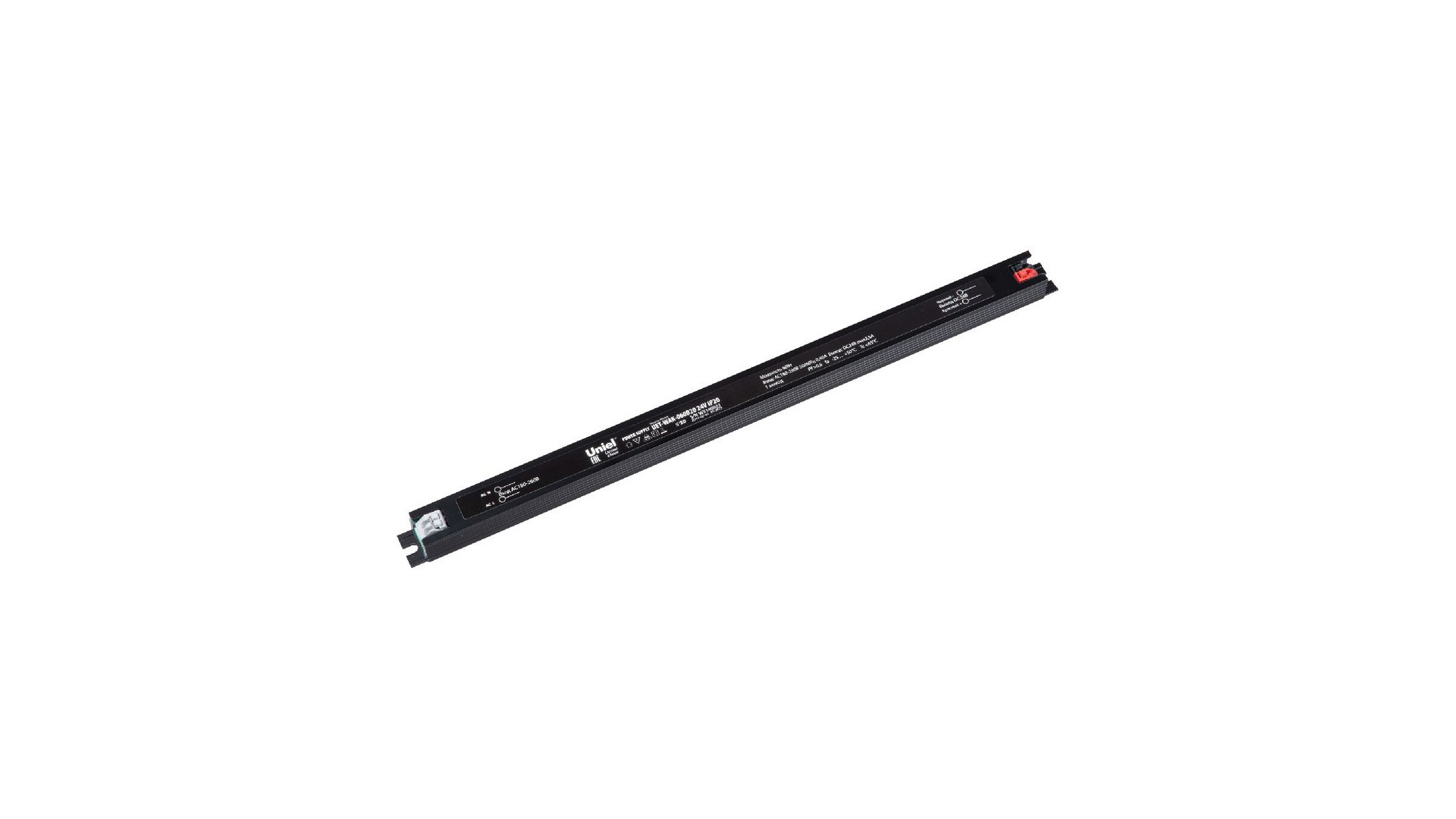 Блок питания Uniel 60Вт DC24В 2,5А IP20 UET-WAK-060B20 24V IP20 UL-00010269