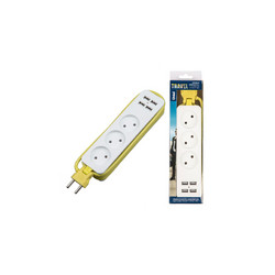 Удлинитель Uniel S-CT3-1,8U WHITE/GREEN UL-00011136