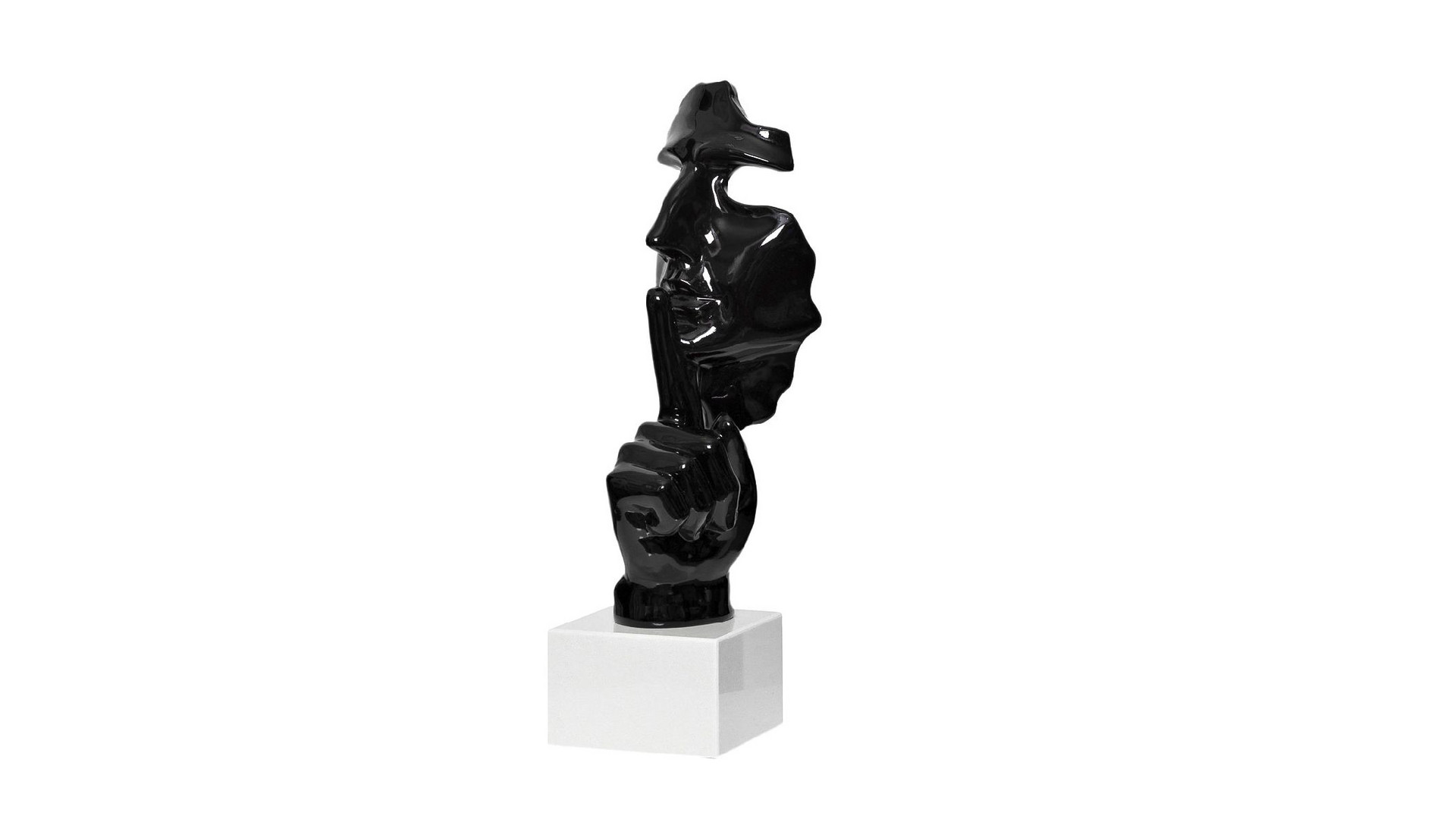 Статуэтка Молчание Garda Decor D4816 (черный)