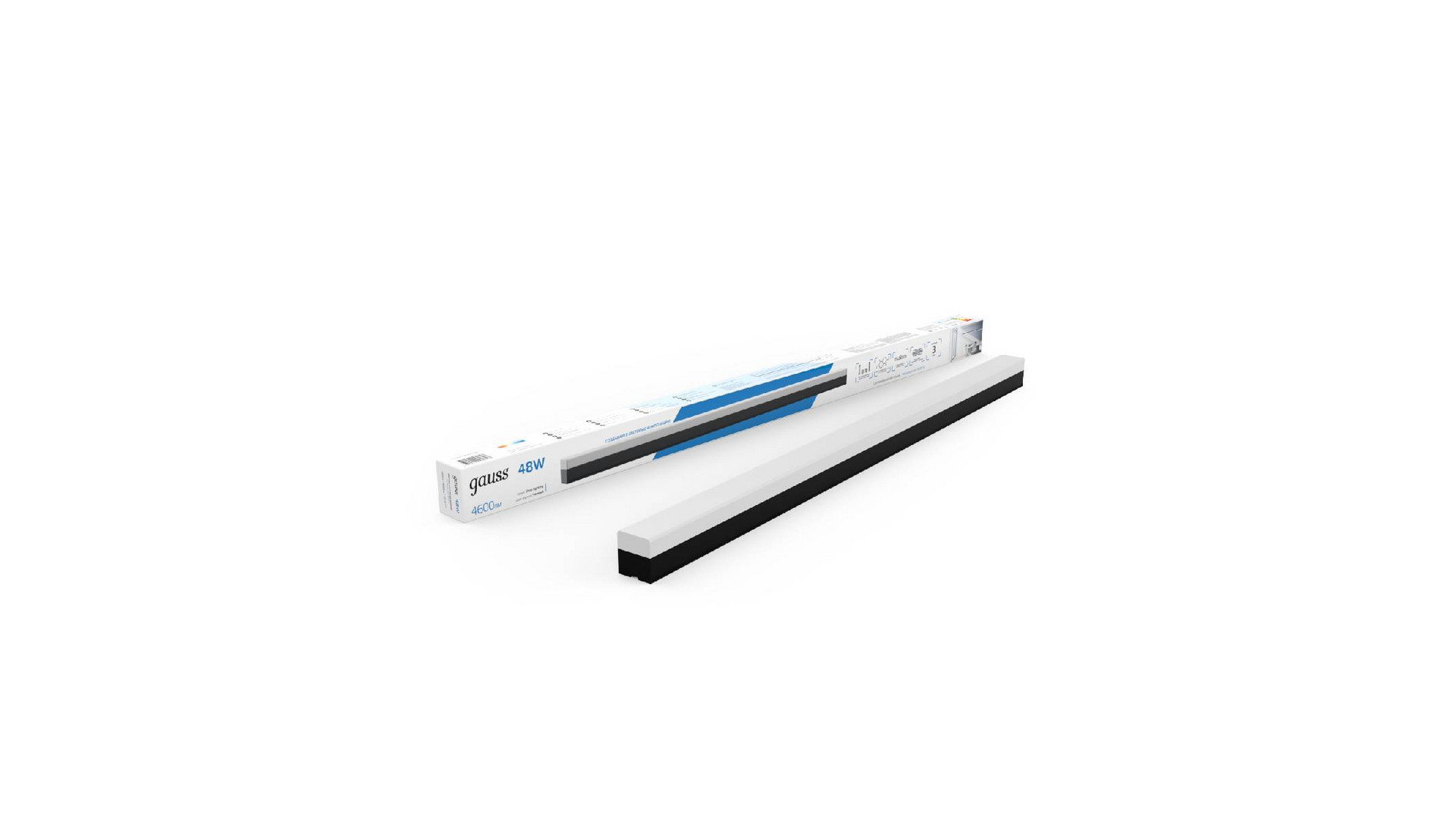Линейный потолочный светильник Gauss Shop Lighting 883625348