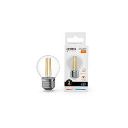 Лампа светодиодная Gauss Filament Elementary E27 10W 2700K 52210