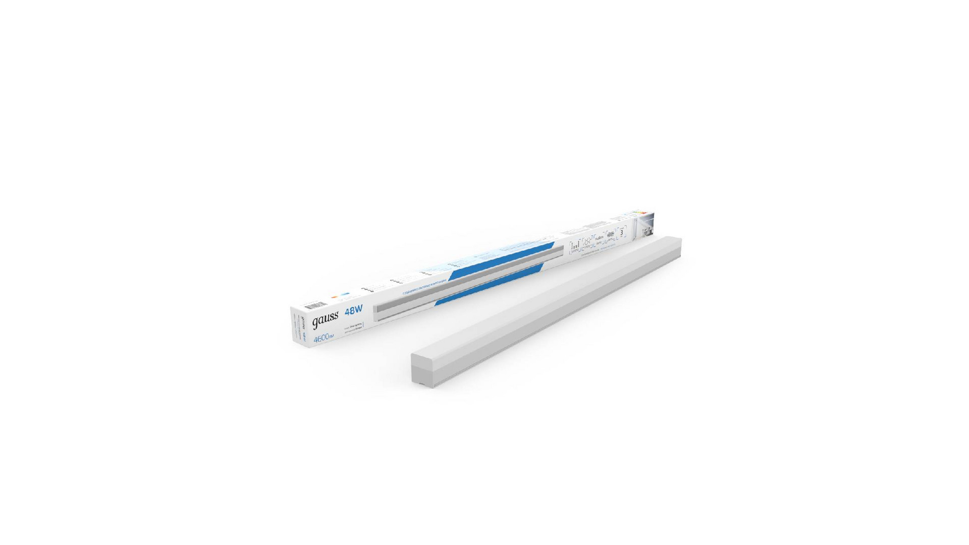 Линейный потолочный светильник Gauss Shop Lighting 883525348