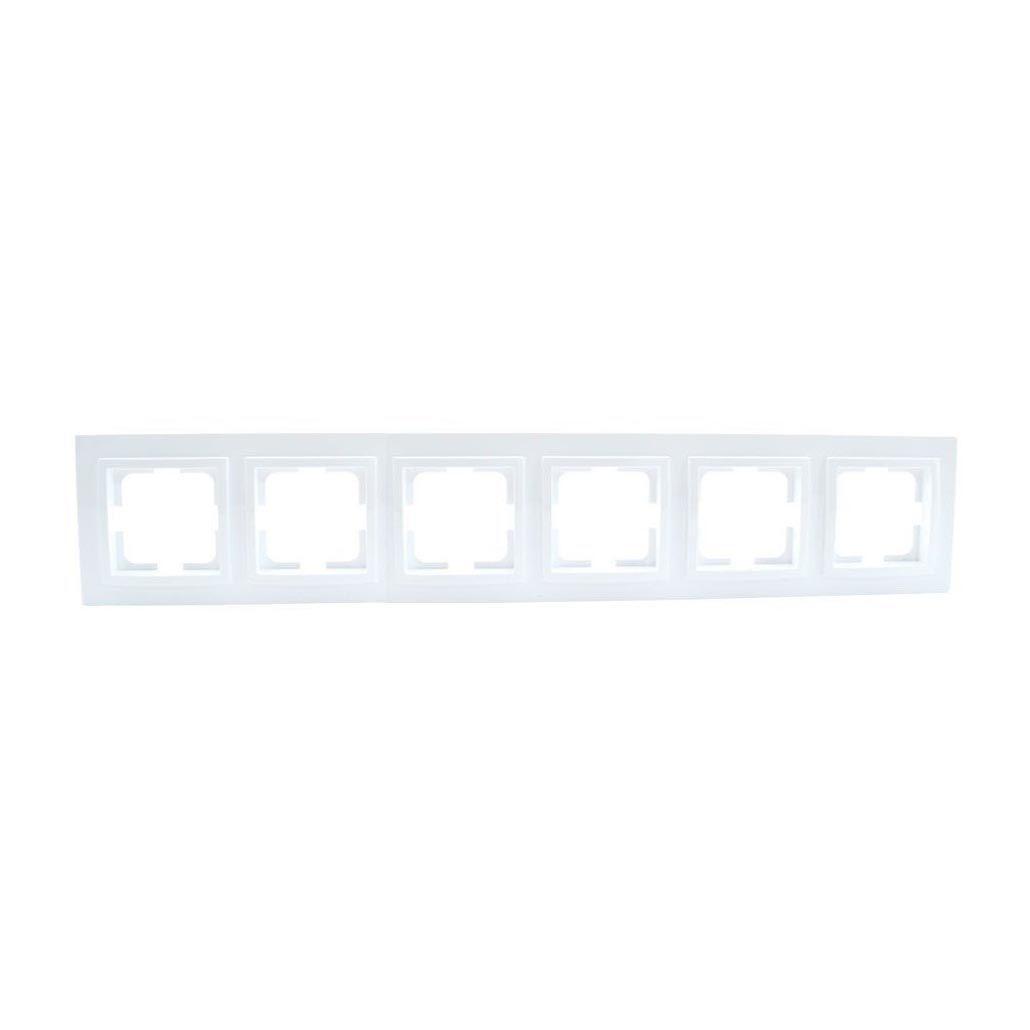 Рамка на 6 постов Mono Electric Despina жемчуг 102-250000-166