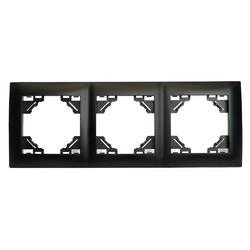 Рамка трехместная Stekker PFR00-9013-03 Эрна Элегант 49663