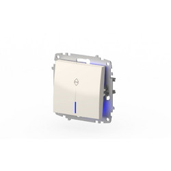 Переключатель с подсветкой ELBI Zena Vega 609-010200-210