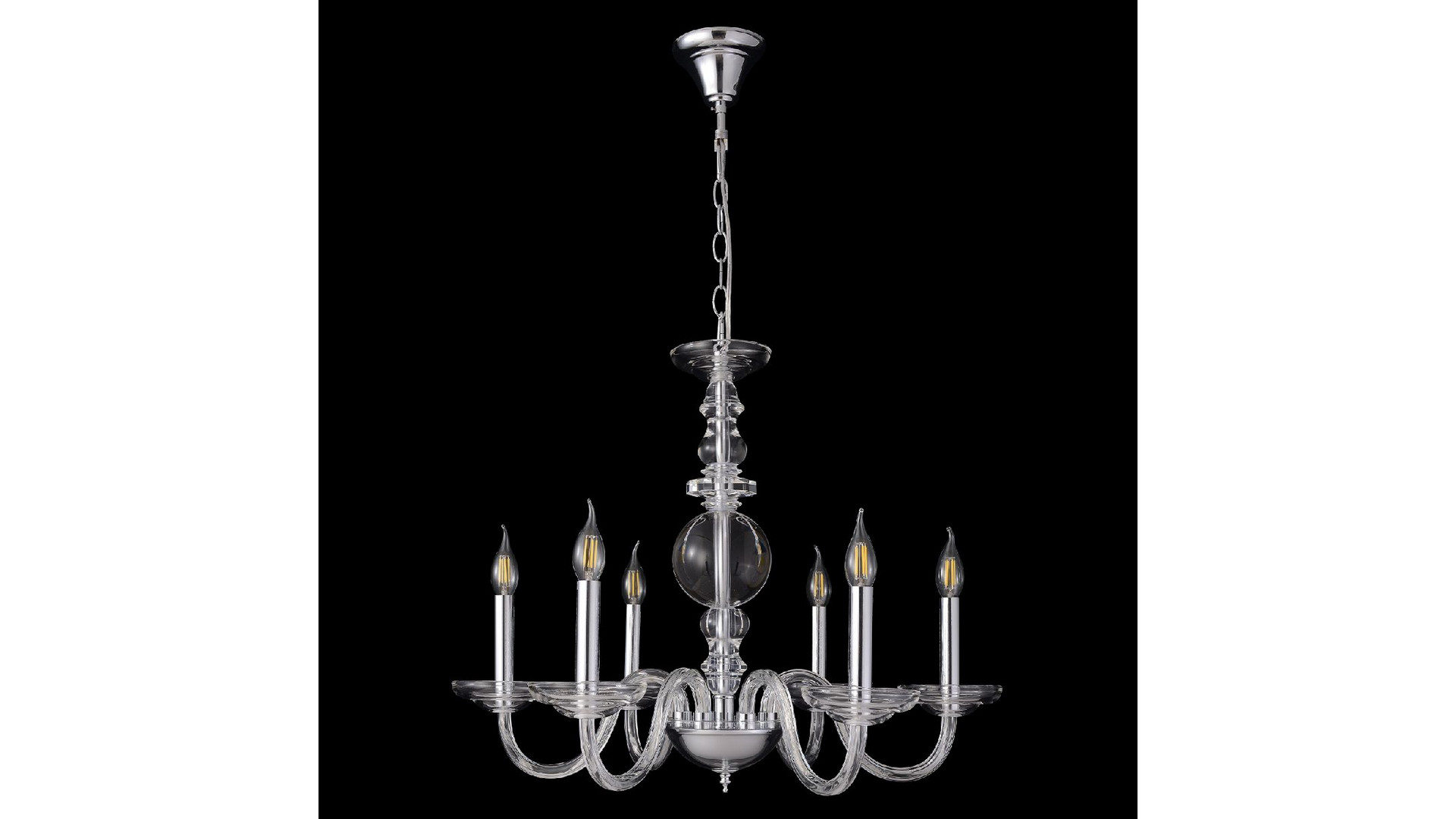 Подвесная люстра Crystal Lux ARABESQUE SP6 CHROME