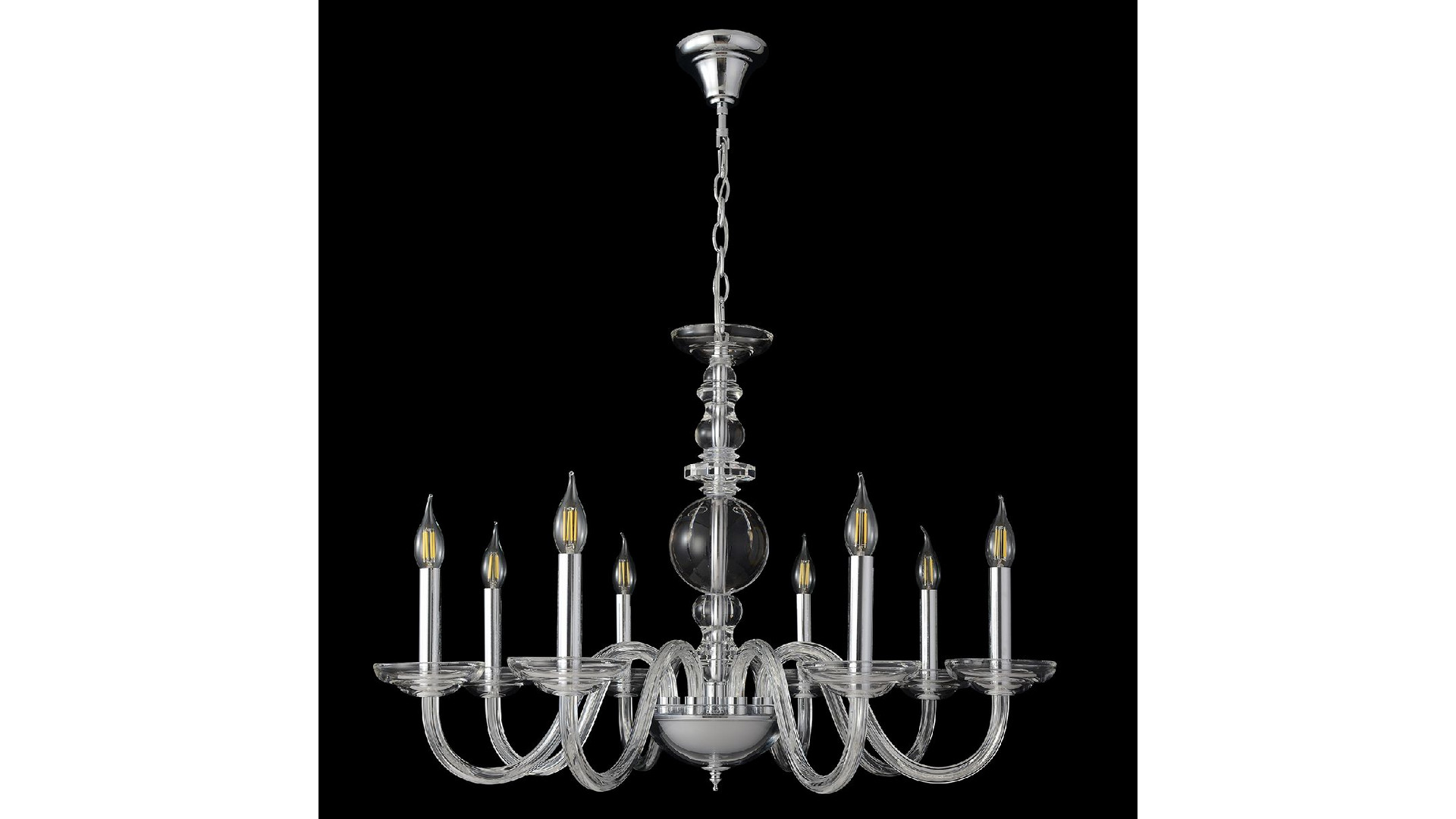 Подвесная люстра Crystal Lux ARABESQUE SP8 CHROME