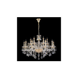 Подвесная люстра Crystal Lux MONICA SP10+5 GOLD