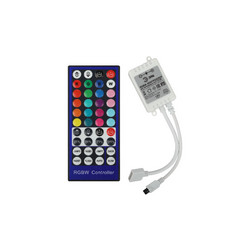 Контроллер с ИК пультом Эра RGBW-Controller-12/24V-96/192W-IP20-IR Б0061113