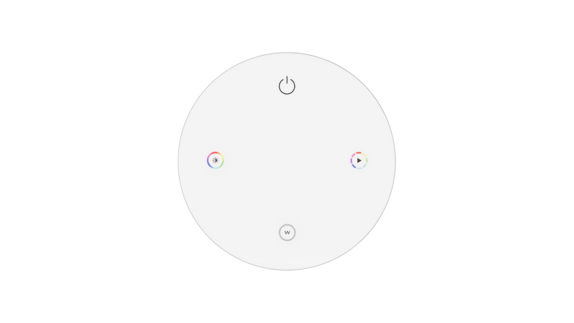 Пульт Arlight SMART-801-22-1G-RGBW White (3V, Magnet, 2.4G) 046480