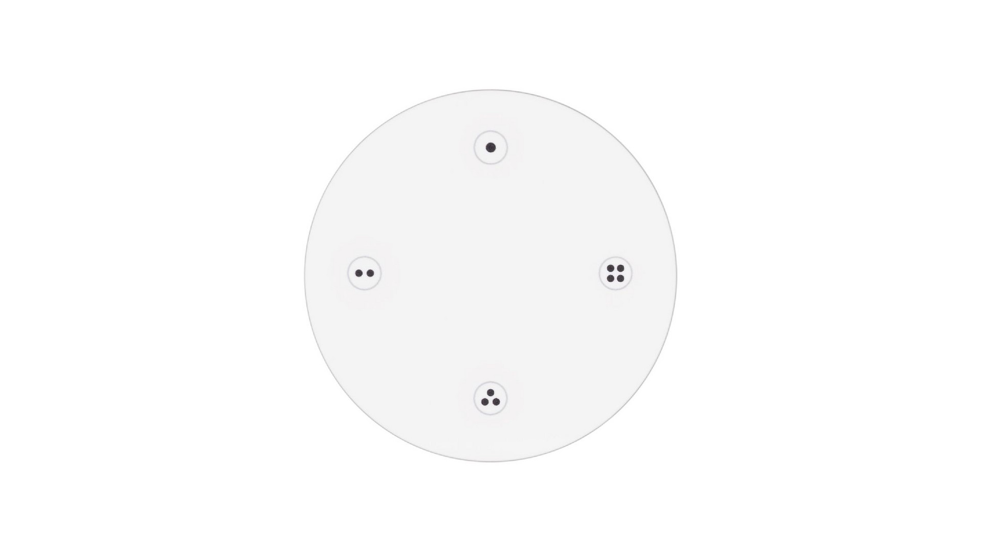 Пульт Arlight SMART-801-22-4G-4SC-SH White (3V, Magnet, 2.4G) 046482