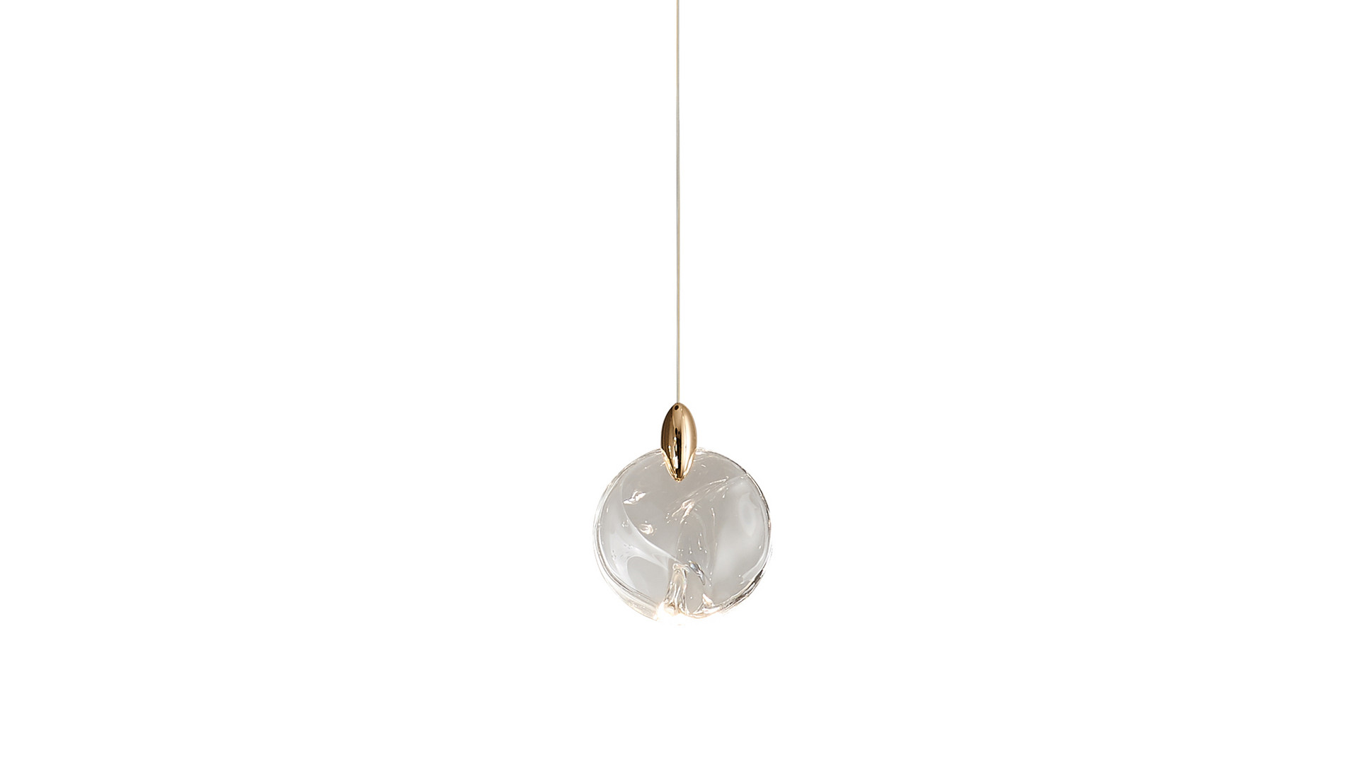 Подвесной светильник Delight Collection OD2440-1 gold/clear