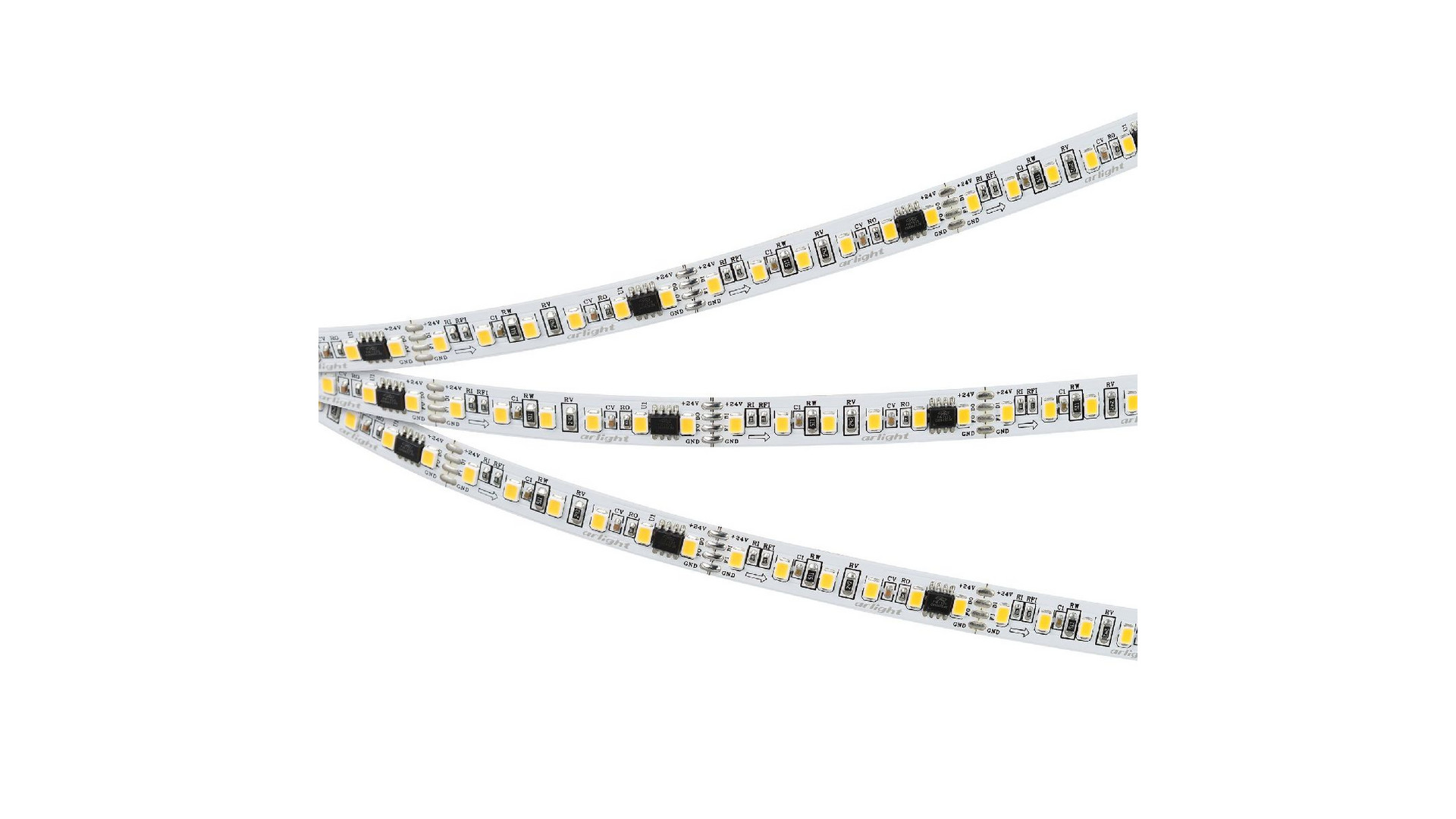 Светодиодная лента Arlight SPI-A120-10mm 24V Day4000-PX6-BPT (11 W/m, IP20, 2835, 5m) 049435