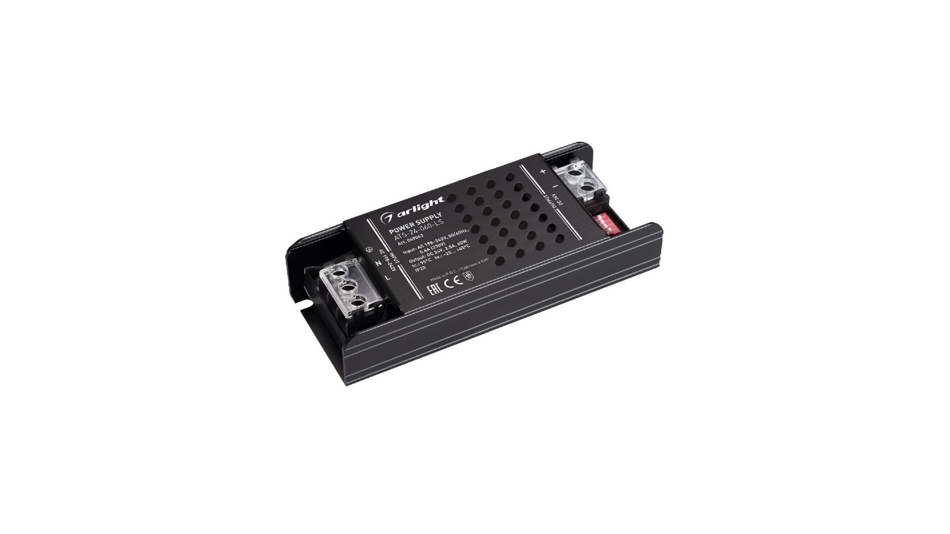 Блок питания Arlight ATS-24-060-LS (24V, 2.5A, 60W) 049062